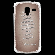 Coque Samsung Galaxy Ace 2 Sagesse rêves Rouge Citation Oscar Wilde