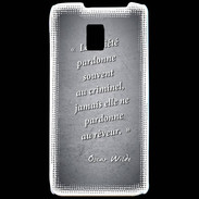 Coque LG P990 Société rêveur Noir Citation Oscar Wilde