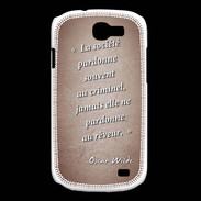 Coque Samsung Galaxy Express Société rêveur Rouge Citation Oscar Wilde
