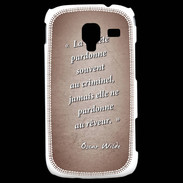 Coque Samsung Galaxy Ace 2 Société rêveur Rouge Citation Oscar Wilde