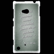 Coque Nokia Lumia 720 Société rêveur Vert Citation Oscar Wilde
