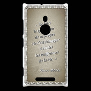 Coque Nokia Lumia 925 Spectateur Sepia Citation Oscar Wilde