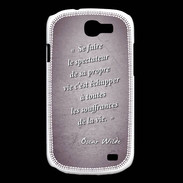 Coque Samsung Galaxy Express Spectateur Violet Citation Oscar Wilde
