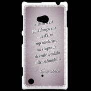 Coque Nokia Lumia 720 Trop moderne Rose Citation Oscar Wilde