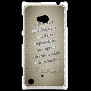 Coque Nokia Lumia 720 Trop moderne Sepia Citation Oscar Wilde