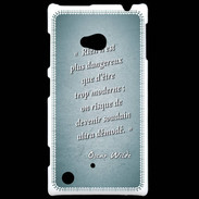 Coque Nokia Lumia 720 Trop moderne Turquoise Citation Oscar Wilde