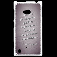 Coque Nokia Lumia 720 Trop moderne Violet Citation Oscar Wilde