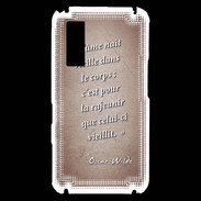 Coque Samsung Player One Ame nait Rouge Citation Oscar Wilde