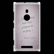 Coque Nokia Lumia 925 Ami poignardée Rose Citation Oscar Wilde