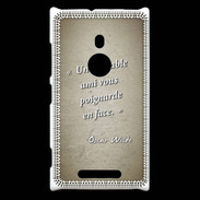 Coque Nokia Lumia 925 Ami poignardée Sepia Citation Oscar Wilde