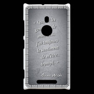 Coque Nokia Lumia 925 Avis gens Noir Citation Oscar Wilde