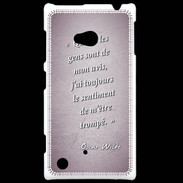 Coque Nokia Lumia 720 Avis gens Rose Citation Oscar Wilde