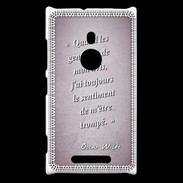 Coque Nokia Lumia 925 Avis gens Rose Citation Oscar Wilde