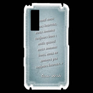 Coque Samsung Player One Bons heureux Turquoise Citation Oscar Wilde