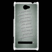 Coque HTC Windows Phone 8S Bons heureux Vert Citation Oscar Wilde