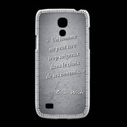Coque Samsung Galaxy S4mini Choix ennemis Noir Citation Oscar Wilde