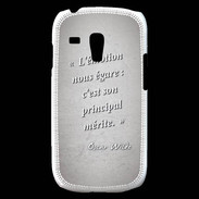 Coque Samsung Galaxy S3 Mini Emotion égarée Gris Citation Oscar Wilde