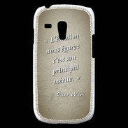 Coque Samsung Galaxy S3 Mini Emotion égarée Sepia Citation Oscar Wilde