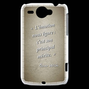 Coque HTC Wildfire G8 Emotion égarée Sepia Citation Oscar Wilde