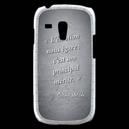 Coque Samsung Galaxy S3 Mini Emotion égarée Noir Citation Oscar Wilde