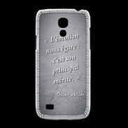Coque Samsung Galaxy S4mini Emotion égarée Noir Citation Oscar Wilde