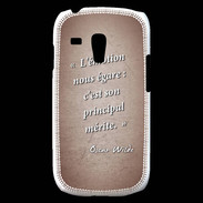 Coque Samsung Galaxy S3 Mini Emotion égarée Rouge Citation Oscar Wilde