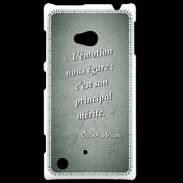 Coque Nokia Lumia 720 Emotion égarée Vert Citation Oscar Wilde