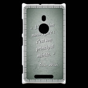 Coque Nokia Lumia 925 Emotion égarée Vert Citation Oscar Wilde