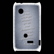 Coque Sony Xperia Typo Gens attrayants Bleu Citation Oscar Wilde