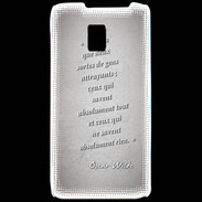 Coque LG P990 Gens attrayants Gris Citation Oscar Wilde