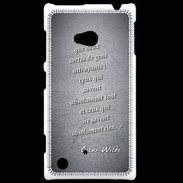 Coque Nokia Lumia 720 Gens attrayants Noir Citation Oscar Wilde