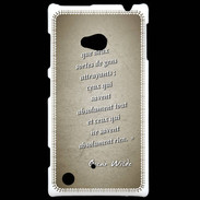 Coque Nokia Lumia 720 Gens attrayants Sepia Citation Oscar Wilde