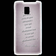 Coque LG P990 Gens attrayants Rose Citation Oscar Wilde