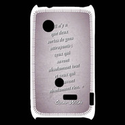 Coque Sony Xperia Typo Gens attrayants Rose Citation Oscar Wilde