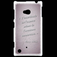 Coque Nokia Lumia 720 Incertitude amour Rose Citation Oscar Wilde