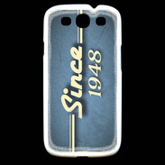 Coque Samsung Galaxy S3 Since 1948 Bleu