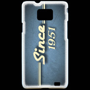 Coque Samsung Galaxy S2 Since 1951 Bleu