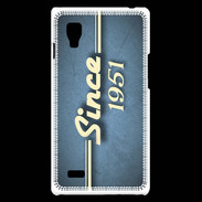 Coque LG Optimus L9 Since 1951 Bleu