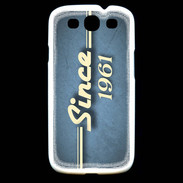 Coque Samsung Galaxy S3 Since 1961 Bleu