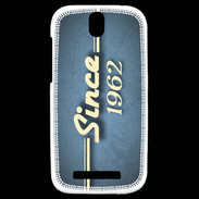Coque HTC One SV Since 1962 Bleu
