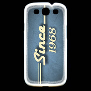 Coque Samsung Galaxy S3 Since 1968 Bleu