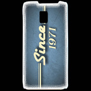 Coque LG P990 Since 1971 Bleu