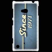 Coque Nokia Lumia 720 Since 1971 Bleu