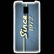 Coque LG P990 Since 1972 Bleu