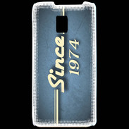 Coque LG P990 Since 1974 Bleu
