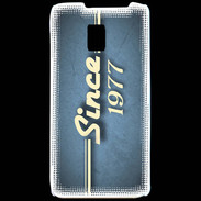 Coque LG P990 Since 1977 Bleu