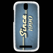 Coque HTC One SV Since 1990 Bleu