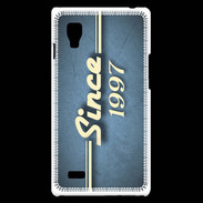 Coque LG Optimus L9 Since 1997 Bleu