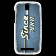 Coque HTC One SV Since 2001 Bleu