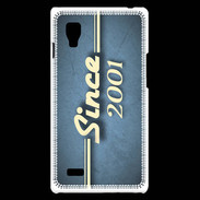 Coque LG Optimus L9 Since 2001 Bleu